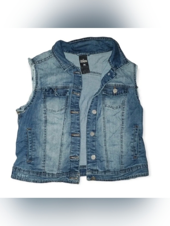 Jackets & Blazers - Almost Famous jean Vest Size M